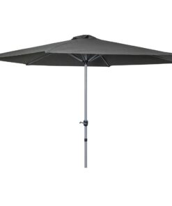 Kalahari Shade 3m Round Market Umbrella - Charcoal