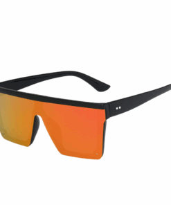 Kandy Rose Luxury Oversized Square Sunglasses - Red Mercury