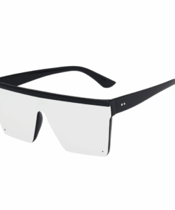 Kandy Rose Luxury Oversized Square Sunglasses - Silver