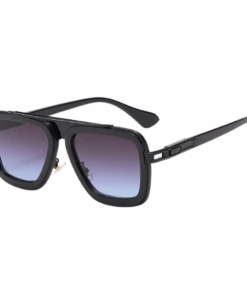 Kandy Rose Vintage Square Sunglasses - Black