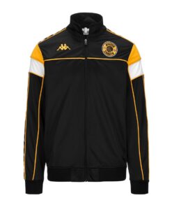 Kappa Men's Kaizer Chiefs 222 Banda Merez AM Track Top - Black - XL