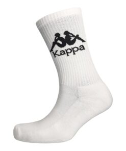 Kappa Unisex Kaizer Chiefs High Ankle Training Socks - 2 Pack - Black/White