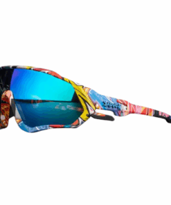 Kapvoe Sports Cycling Glasses Uv400 Protection - yellow & blue