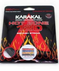 Karakal - Hotzone 120 SQ Squash String - 10m - Single Pack - Black