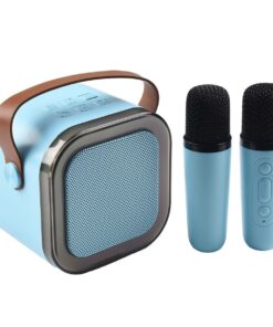 Karaoke Sound System Machine with Two Wireless Mics