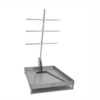 KarooBraai Stainless Steel Asado Cross Stand including Base & Drip Tray