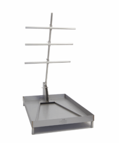 KarooBraai Stainless Steel Asado Cross Stand including Base & Drip Tray