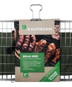 Kaufmann Braai Grid Adjustable Chrome Plated Box - Medium