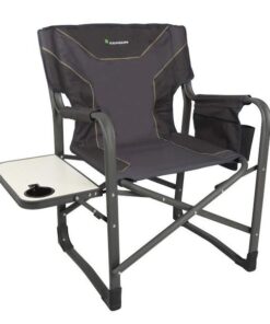 Kaufmann Chair - Steel Directors Flat Frame - Grey