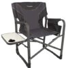 Kaufmann Chair Steel Directors Flat Frame Grey
