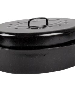 Kaufmann - Enamel Coated Oval Pan with Lid - 8.0 Litre