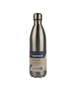 Kaufmann Grey Stainless Steel Bottle Flask 1L V0402062