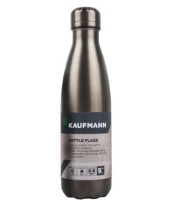 Kaufmann - Stainless Steel Flask Bottle - Grey - 500ml