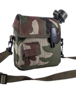 Kaufmann Water Bottle with Camo Cover and Belt - 2 Litre