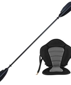 Kayak Paddle Aluminium Oars Fishing & Canoe + Padded Kayak Seat