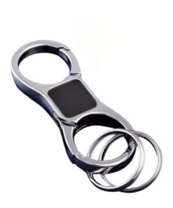 Key-Chain with Quick-Release Spring Clip Keyrings