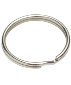 Key Ring Nickel Plated Steel 28mm 10 Piece