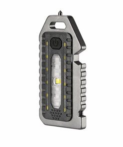 Keychain COB LED Light Rechargeable Slim Design - 5 Modes