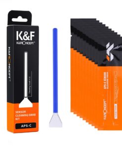 K&F 10 X 16mm APS-C Camera Sensor Cleaning Swab Kit + 20ml Cleaning Fluid