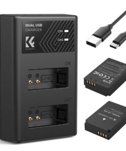 K&F Canon LP-E12 Battery Kit - 2 Batteries and Dual Charger | KF28.0029