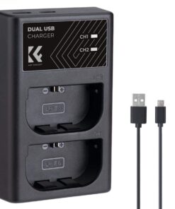 K&F Dual Charger for Canon LP-E6NH batteries | KF28.0007