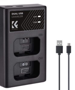 K&F Dual Charger for Sony FW-50 batteries | KF28.0009