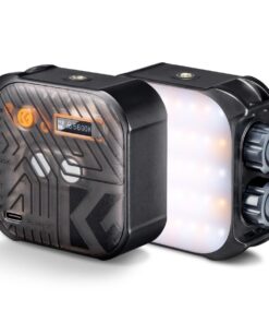 K&F Mini Bi-Colour LED Video Light with Built-in Battery (Black) | KF34.035