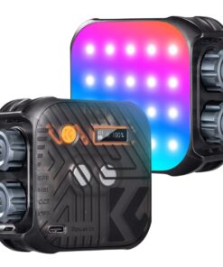K&F Mini RGB LED Video Light with a Built-in Battery (Black) | KF34.036