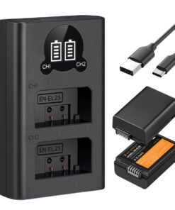 K&F Nikon EN-EL25 Battery Kit - 2 Batteries and Dual Charger | KF28.0031