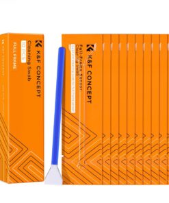 K&F Pack of 10 X 24mm Sensor Cleaning Swabs for Full Frame DSLR/Mirrorless