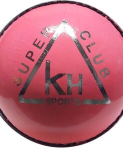 KH Super Club 113g 2 Piece Cricket Ball - Pink