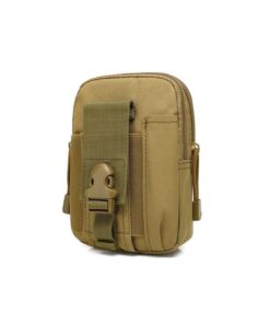 Khaki Zipper Military Tactical Molle Pouch
