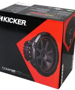 KICKER Compvr 12-Inch Subwoofer, Dual Voice Coil, 2-Ohm