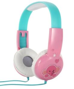 Kid safe headphones - Pink Elephant