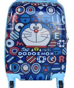 Kiddies Cartoon Hand Luggage Kids School Bag Suitcase for Children - BLUE DODOEMON
