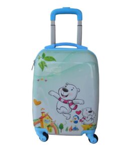 Kiddies Cartoon Hand Luggage Kids School Bag Suitcase for Children - Polar Bear