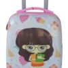 Kiddies Cartoon Hand Luggage Kids School Bag Suitcase for Children - Science Girl