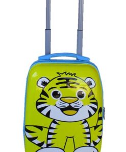 Kiddies Cartoon Hand Luggage Kids School Bag Suitcase for Children - Yellow Tiger