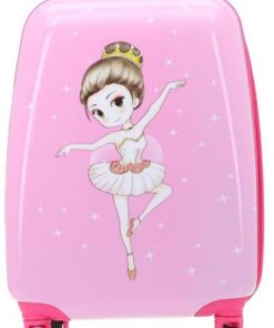 Kiddies Cartoon Hand Luggage - Pink