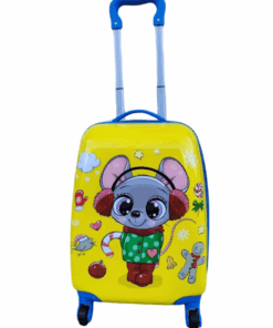 Kiddies Cartoon Hand Luggage - Yellow