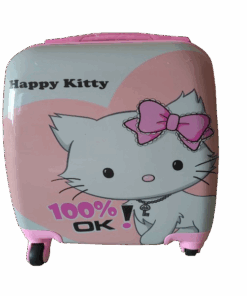Kiddies Cartoons Hand Luggage/ Suitcase for Kids - Kitty