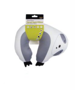 Kiddies Travel Neck Pillow - Designed - White