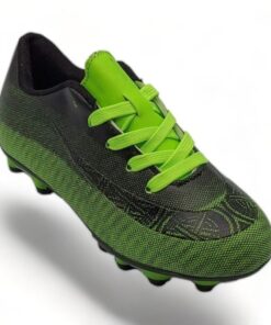 Kids 12 Stud PU Soccer Boot - Green - UK Junior 10