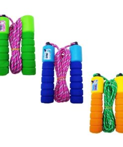 Kids Adjustable Soft Grip Skipping Rope with Counter (Set of 3)