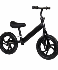 Kids Balance Bike with Adjustable Seat - Black