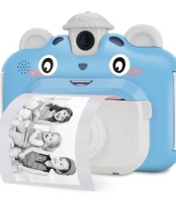 Kids Blue Instant Camera with Printer|Photos & Videos|Fun Frames & Stickers