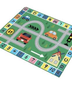 Kids Educational / Traffic Car Non Slip Play Mat / Area Rug