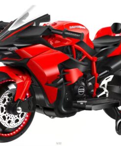 Kids Electric Ride-On H2R Style Motorbike - Red