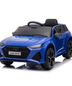 Kids Electric Ride On Licensed 12v Audi RS6 - Blue