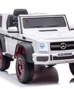 Kids Electric Ride On Mercedes G63 6x6 12volt Car - White